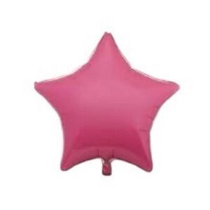 x3 Pink Star Helium Balloons